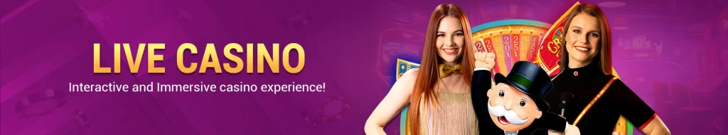 pesomax website image 124 showing live casino banner