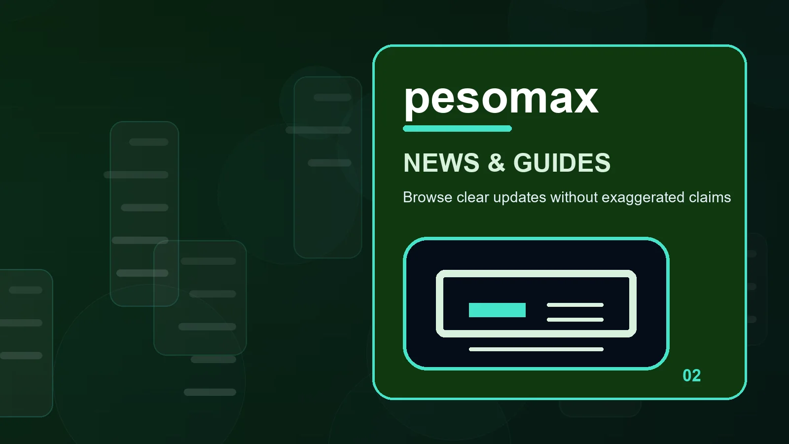 pesomax news full-width visual guide 2